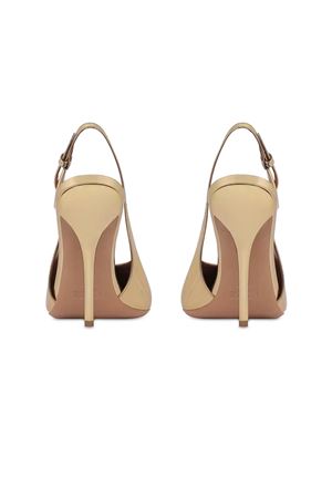 Slingbacks Jessica in gold mirror-effect leather PARIS TEXAS | PX1345XNPMRGOLD